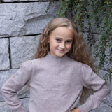 Adelyn strikket ullgenser, taupe