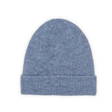 Amanda ull og mohairmix lue, blå ( ONE SIZE)