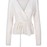 Ninni kid mohair cardigan, cream