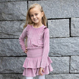 Hermine velour skjørt, Rosa