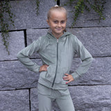 Hermine velour bukse, grønn