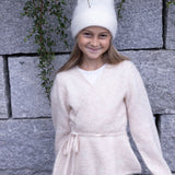 Ninni kid mohair cardigan, cream