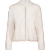 Lyra kid mohair jakke, off white
