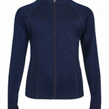 Aurora jakke i merinoull og bambus, midnight navy