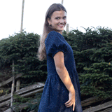Sofie kjole, midnight navy