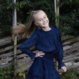 Saga bluse, indigo navy