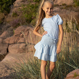 Milla skjørt, Ice blue