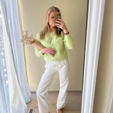 Vilje & Ve Melina Alpakka cardigan - Lys grønn