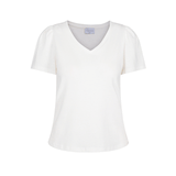 Anette lin mix tee, Hvit