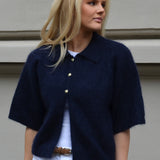 Vilje & Ve Mille kid mohair blend cardigan - Marineblå