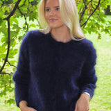Vilje & Ve Melissa chunky cardigan - Marineblå