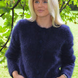 Vilje & Ve Melissa chunky cardigan - Marineblå
