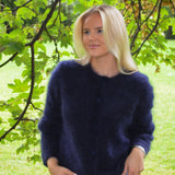 Vilje & Ve Melissa chunky cardigan - Marineblå