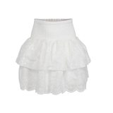 Embla volang skjørt, white