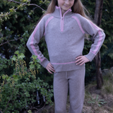 Vilje & Ve Esther halfzip - Varm taupe