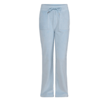 Hermine velour slengbukse, pastel blue
