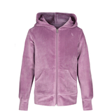 Hermine velour jakke, aubergine