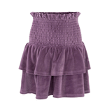 Hermine velour skjørt, Lilla
