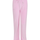 Hermine velour slengbukse, Light rose