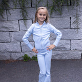 Vickey strikket jakke, light blue