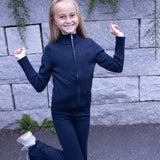 Vickey strikket jakke, indigo navy