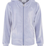 Hermine velour jakke, light blue