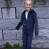 Hermine velour jakke, navy