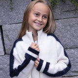 Lyra kid mohair jakke, cream