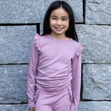 Dis ulltopp is merinoull og bambus, rosa