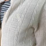 Vilje & Ve Elise ullcardigan - Krem