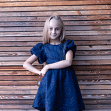 Sofie kjole, midnight navy