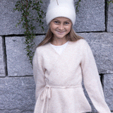 Agate kid mohair lue, off white