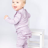 Vilje & Ve Malin ullbody - Lilla melert