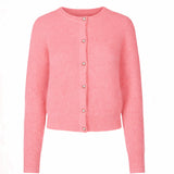 Vilje & Ve Melina Alpakka cardigan - Korall rosa