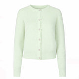 Vilje & Ve Melina Alpakka cardigan - Lys grønn