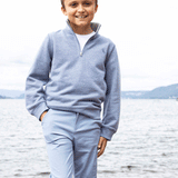 Snorre half - zip collegegenser, denim blue
