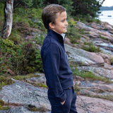 Snorre half - zip collegegenser, Navy