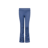 Violetta pant i merinoull og bambus, Corn flower blue
