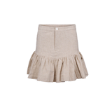 Allison lin skjørt, Beige