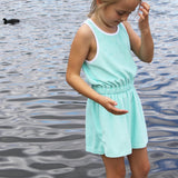 Viola frottéjumpsuit, mintgrønn