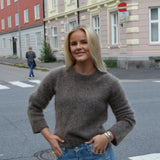 Vilje & Ve Mina  72% mohair blend strikket genser - Taupe